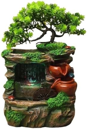 Resin Water Fountain Indoor Desktop Decor