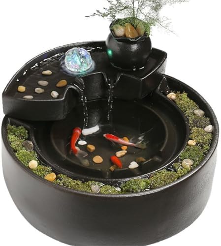 Creative Water Ornaments Circulating Fountain Ceramic Living Room Decor