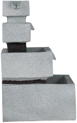 Elegant 4-Tier Water Fountain for Tranquility