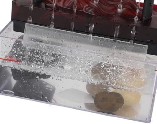 Tabletop Water Fountain with LED Light USB Powered