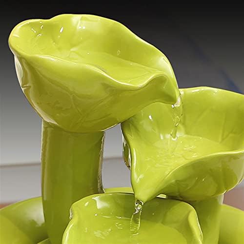 Indoor Water Fountain Tabletop Ceramic Fountain Decor