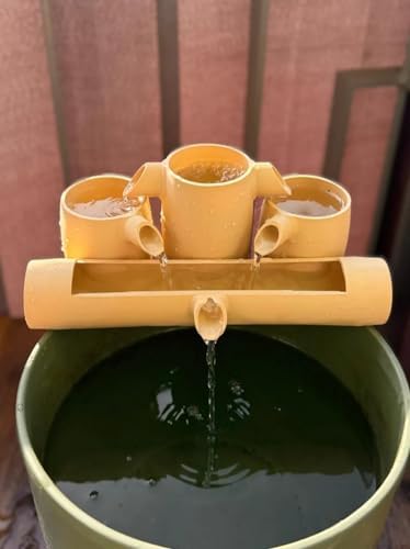 Mini Water Fountain for Desk Perfect for Office Balcony Poolside Garden Home Decor