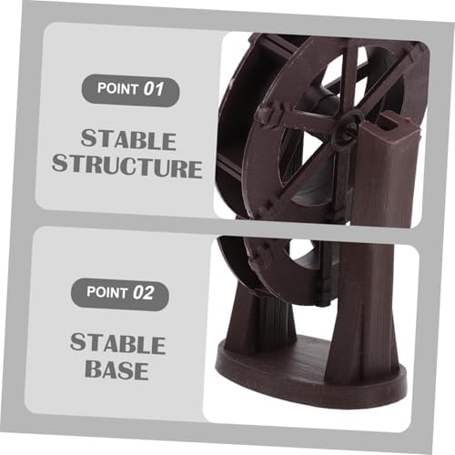 Waterfall Water Wheel Fountain for Indoor Outdoor Patio