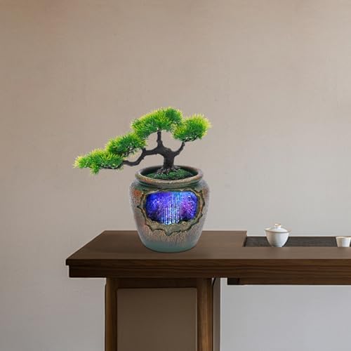 BenHookyle Tabletop Fountain Ornament with LED Light