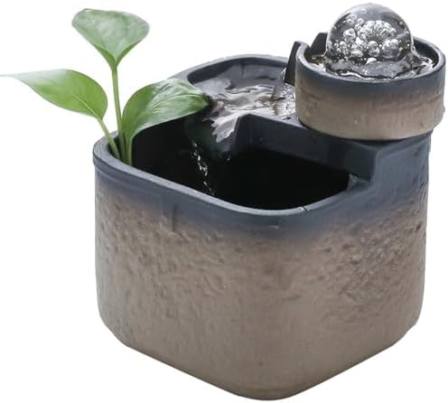 Square Pool Table with Ceramic Water Ornament and Feng Shui Design