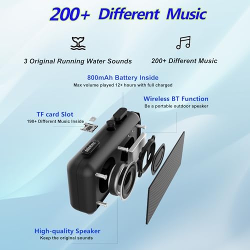 Fountain Sound Machine for Relaxing Sleep and Ambiance