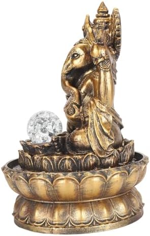 NFNSIG Desktop Water Fountain with LED Light