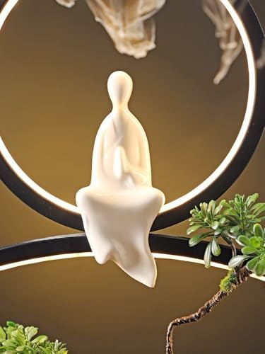 Stylish Tabletop Indoor Fountain with Humidifier