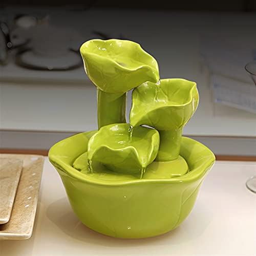 Indoor Water Fountain Tabletop Ceramic Fountain Decor