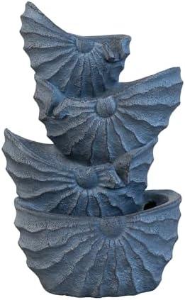 Nautilus Shell Decorative Water Fountain for Indoor and Outdoor Use
