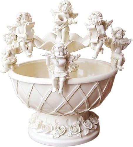 Creative Angel Tabletop Fountain Resin Water Feature for Home and Office Decor