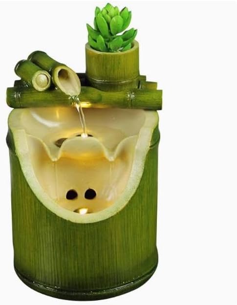 Large Bamboo Fountain for Home Office Decor