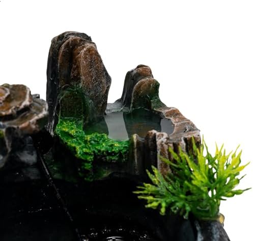 CaLaOCO Indoor Fountain Rockery with Atomizer and LED Light