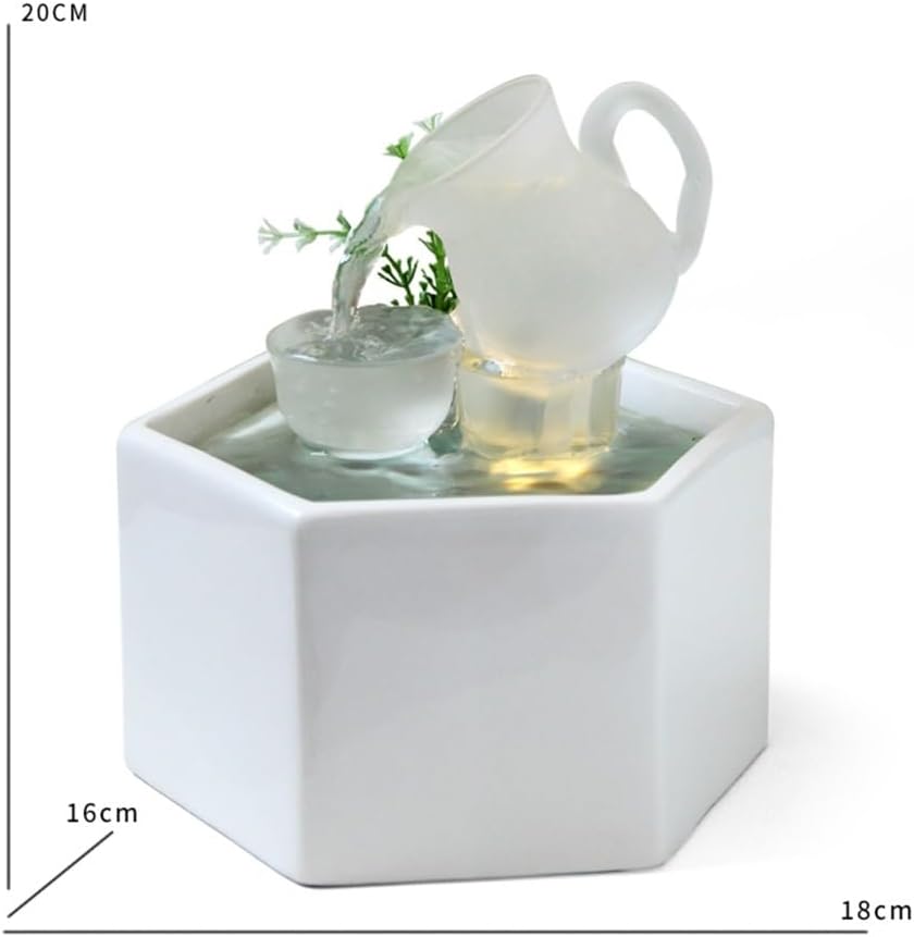 Running Water Fountain for Porch and Office Decor