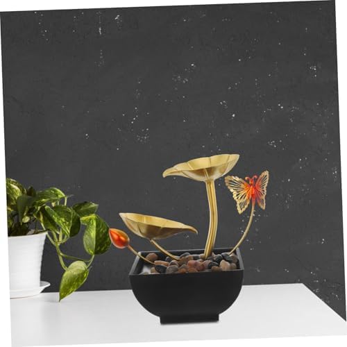 Cabilock Tabletop Waterfall Fountain Decor