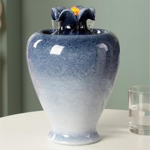 Royal Vase Desktop Water Fountain with Circulating Water Design