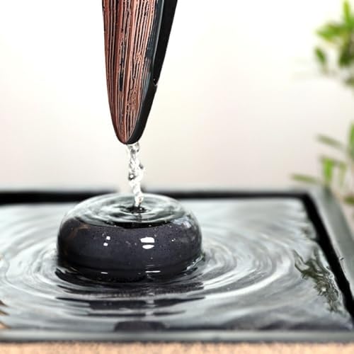 Elegant Desktop Water Fountain with Zen Design