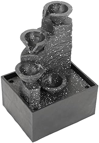 Yitengteng Indoor Fountain Ornament Mini Tabletop Fountain Decoration for Home Office
