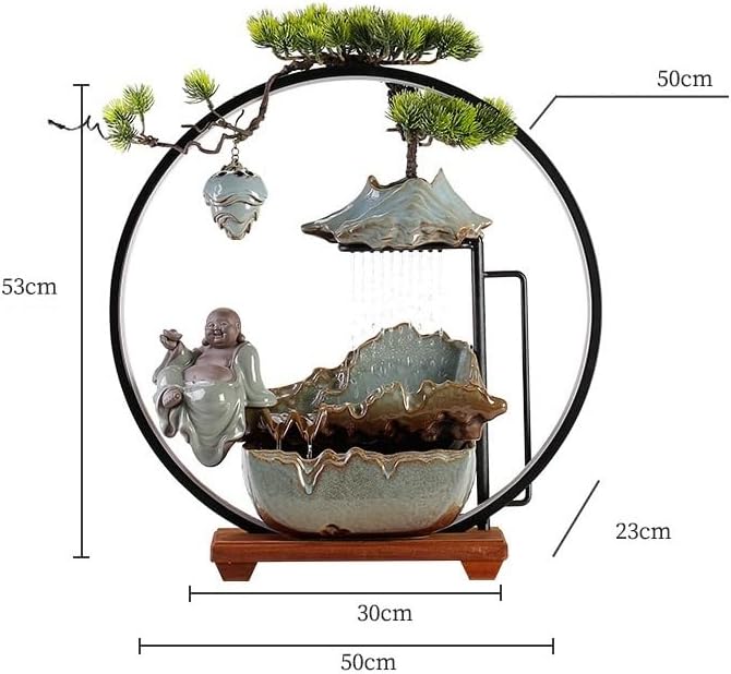 Chinese Zen Style Desktop Water Fountain Decor