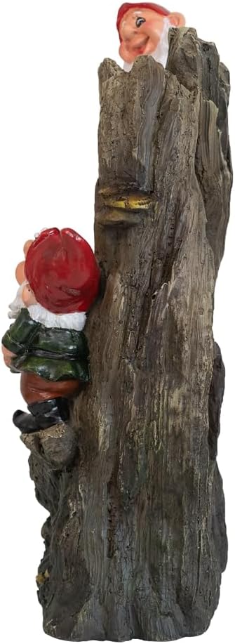 Decorative Woodland Gnome Water Fountain with LED Light 1