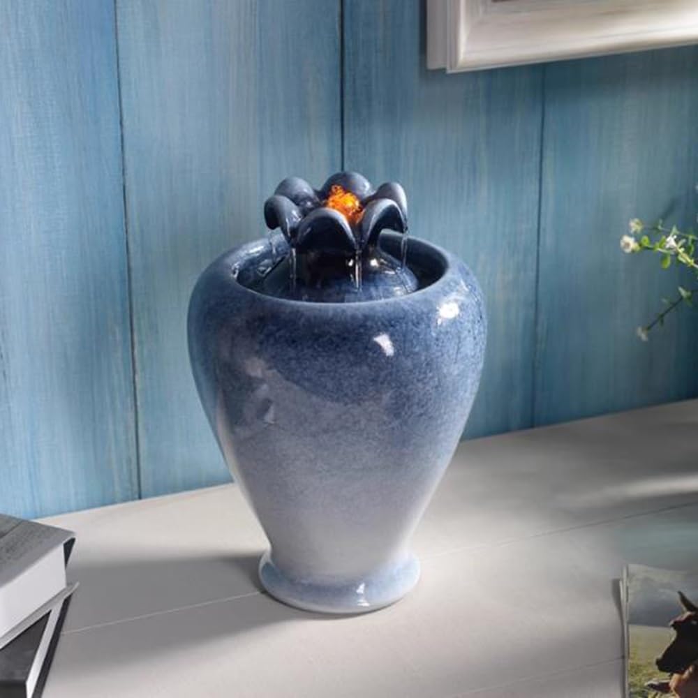 Royal Vase Desktop Water Fountain with Circulating Water Design