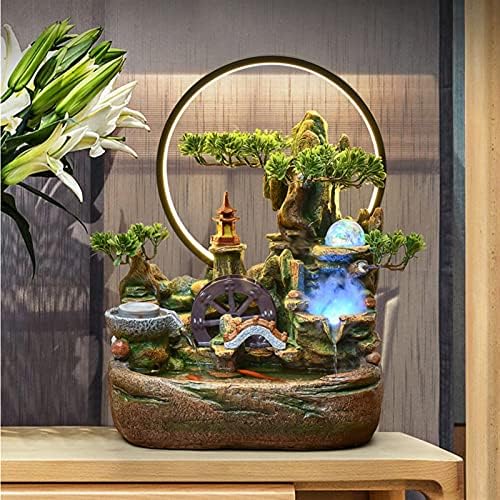 Indoor Fountain with Rolling Ball - Serene Desktop Water Feature