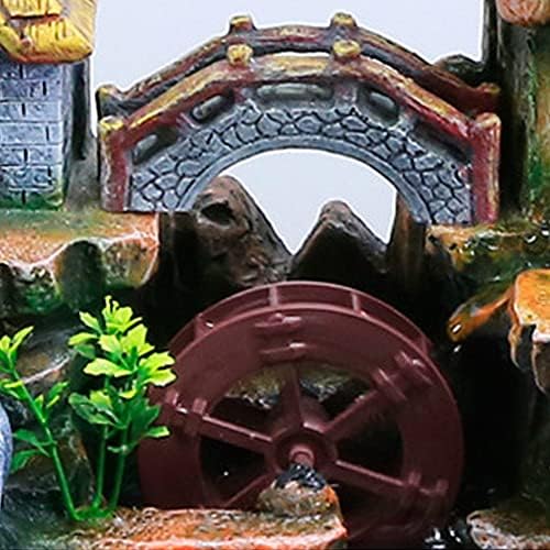 Goudergo Tabletop Waterfall Fountain with LED Light