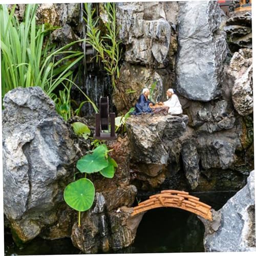 ABOOFAN Water Wheel Fountain Accessory for Zen Garden Home Office