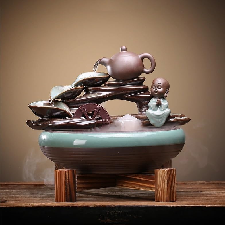 Charming Indoor Tabletop Water Fountain for Home and Office