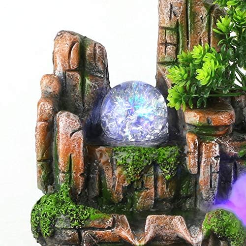 Desktop Waterfall Fountain with Atomizer for Indoor Relaxation
