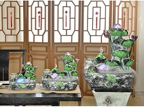 Tabletop Fountain with Rotatable Ball and Pump for Home Office Relaxation