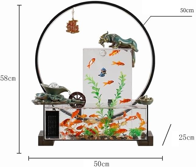 Modern Indoor Tabletop Water Fountain for Home Office Decor