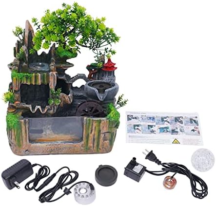 CaLaOCO Indoor Fountain with Rockery and LED Light 1