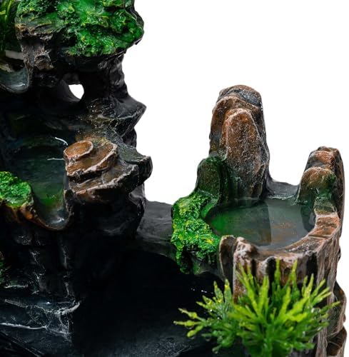 LOYALHEARTDY Atomizing Rockery Water Fountain with LED Light