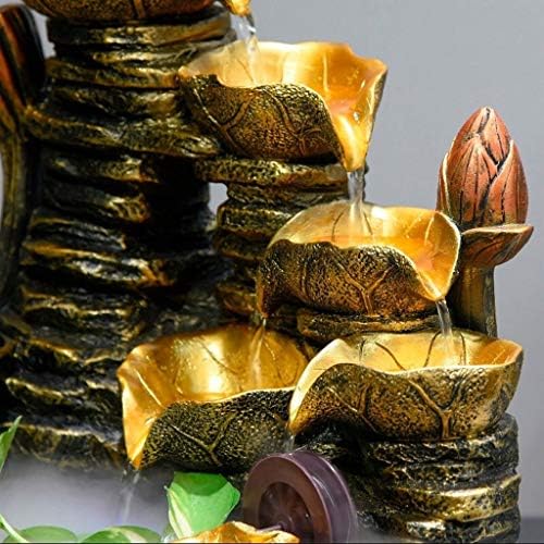 Indoor Water Fountain Rockery Humidifier Decoration Desktop Gift