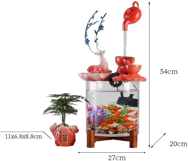 Indoor Fountain Tabletop Water Feature for Home Office Decor 1