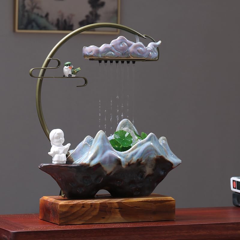 Ceramic Water Fountain for Home Decor