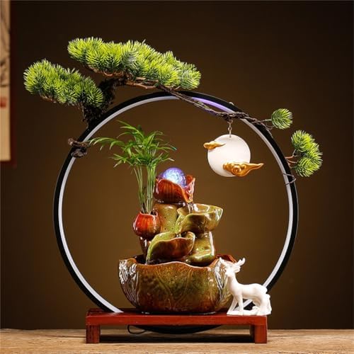 Home Fountain for Living Room Office Desk Water Circulating Decor