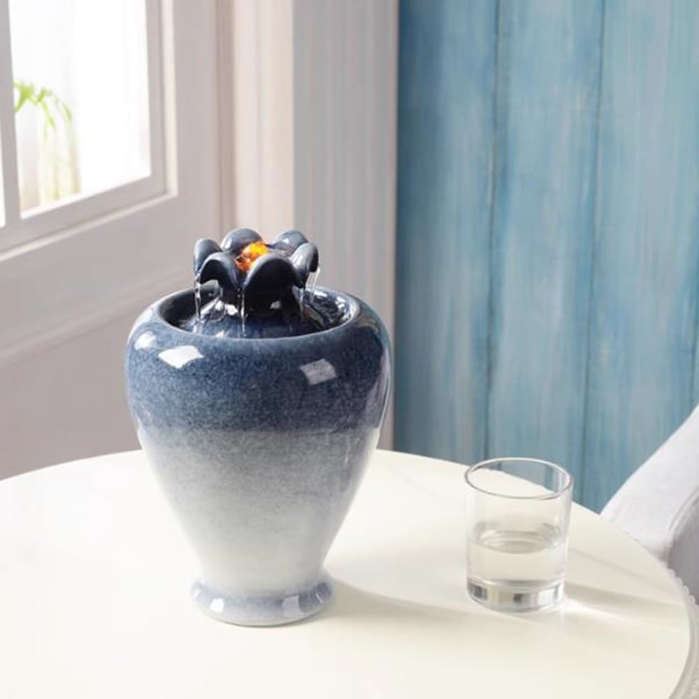 Royal Vase Desktop Water Fountain with Circulating Water Design