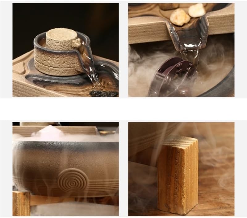 Calm Indoor Tabletop Fountain Ceramic Water Decor