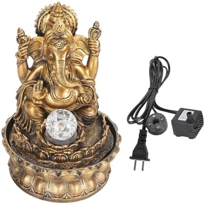 NFNSIG Desktop Water Fountain with LED Light