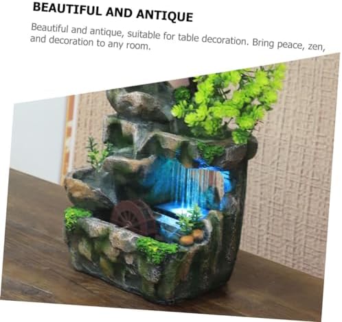 Hemobllo Tabletop Fountain for Home Office Living Room Decor