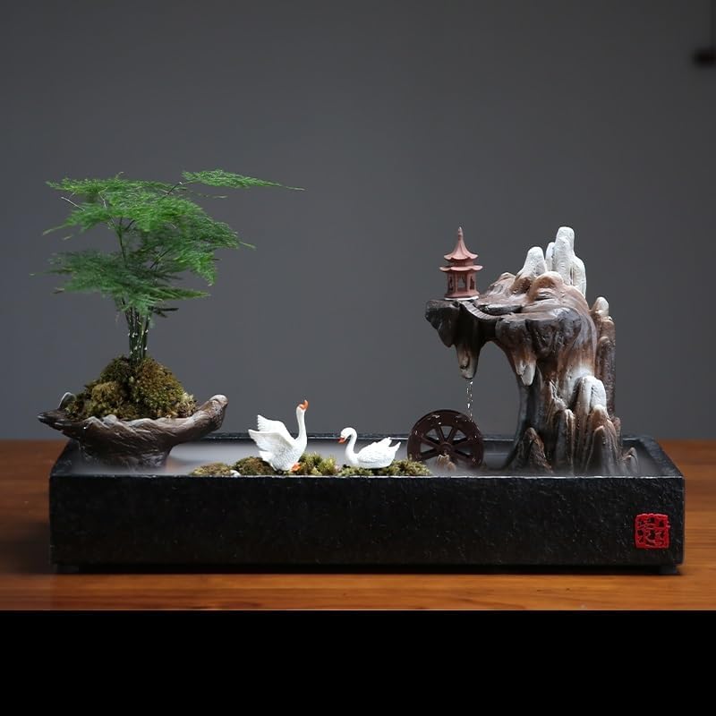 Water Fountain Indoor Zen Decorative Desktop Humidifier