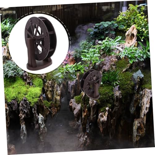 ABOOFAN Water Wheel Fountain Accessory for Zen Garden Home Office