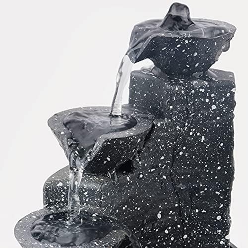 Yitengteng Indoor Fountain Ornament Mini Tabletop Fountain Decoration for Home Office