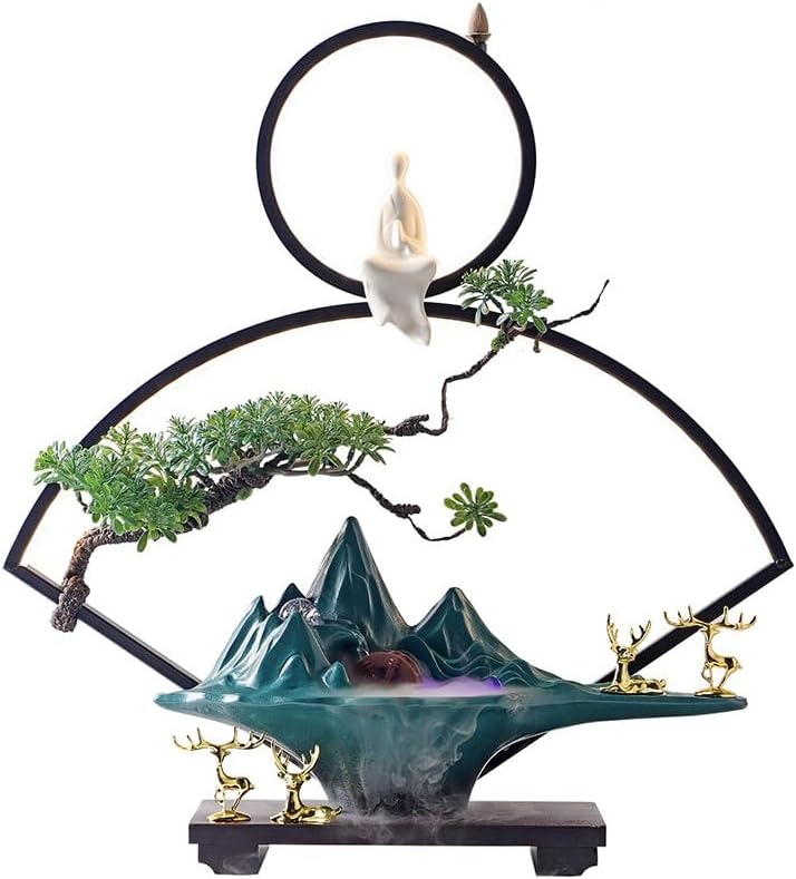 Stylish Tabletop Indoor Fountain with Humidifier