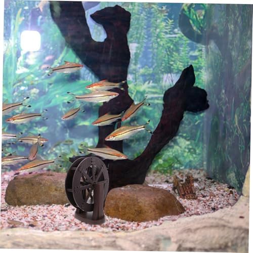 Wakauto Rotating Water Wheel for Aquarium and Indoor Fountain Decor