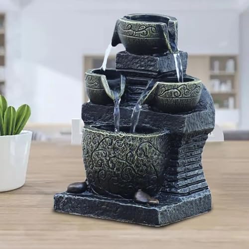 LED Light Water Feature Fountain Indoor Decor