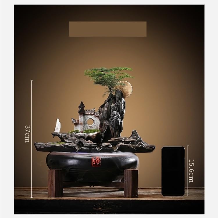 Elegant Indoor Ceramic Fountain for Home Office Decor