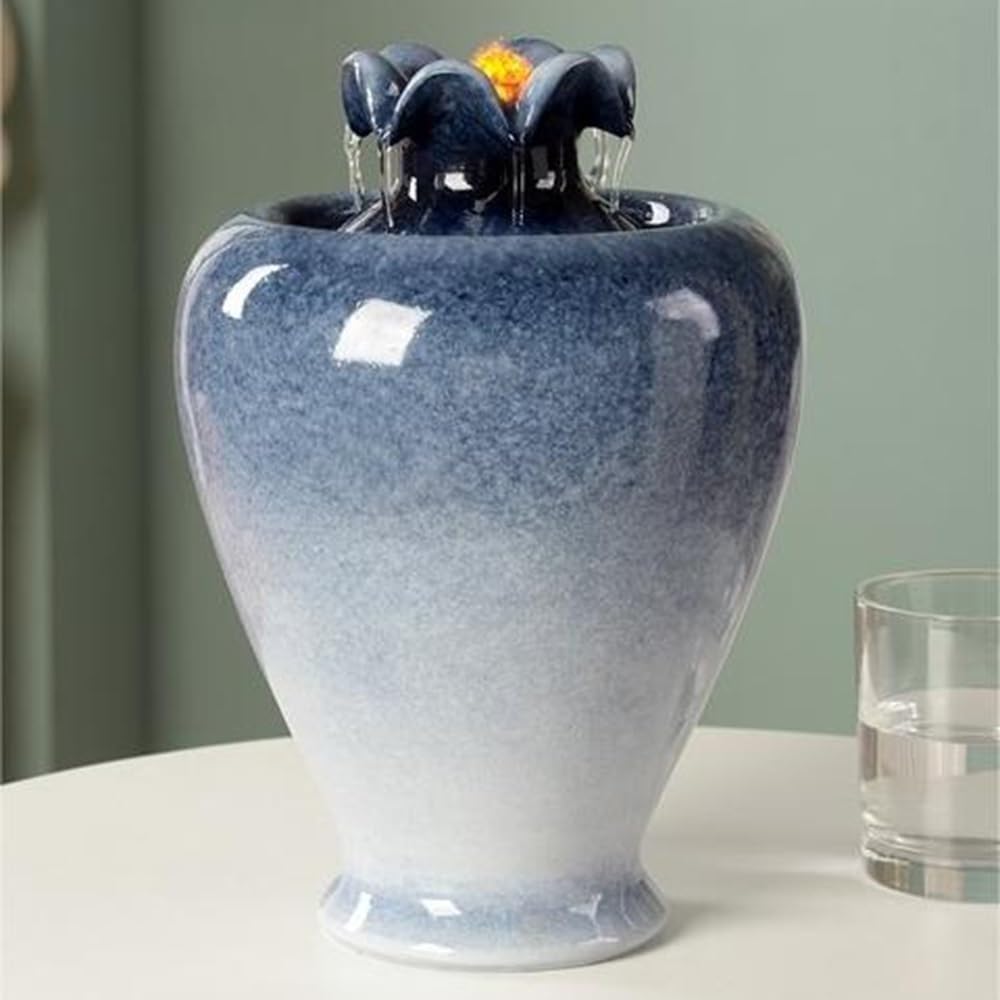 Royal Vase Desktop Water Fountain with Circulating Water Design